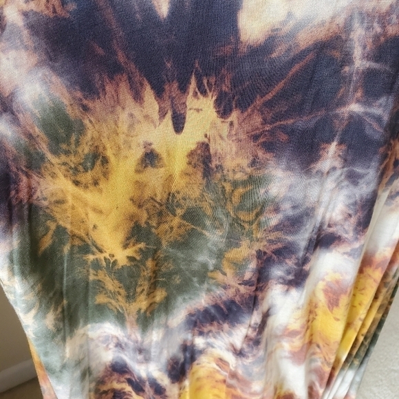Simply Southern Colection tie dye Ling sleeve dress Sz. L - Picture 7 of 7